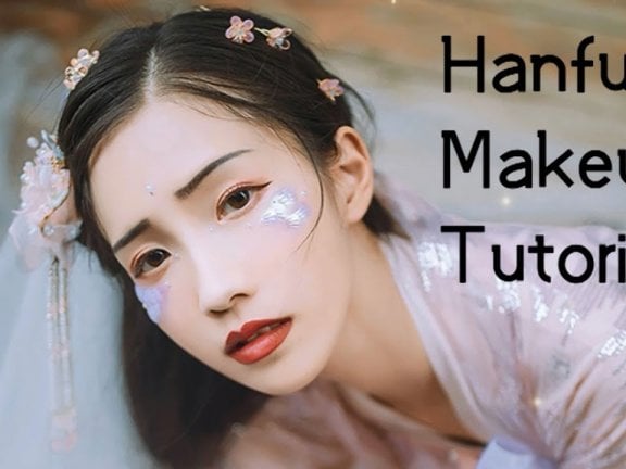 Fish Tears Makeup Tutorial for Traditional Hanfu Clothing