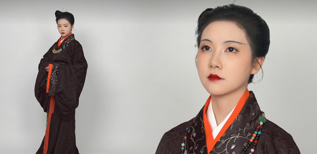 Recreating Historical Hanfu Makeup - Bloger Xiao Zhuang