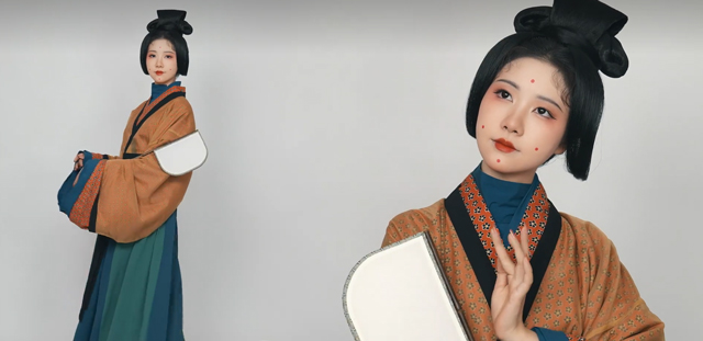 Recreating Historical Hanfu Makeup - Bloger Xiao Zhuang