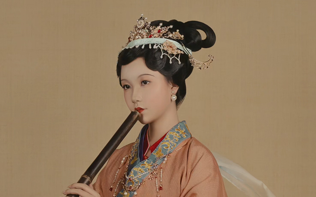 Recreating Historical Hanfu Makeup - Bloger Xiao Zhuang