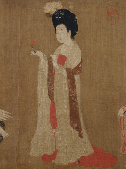 Unveiling Tang Dynasty Fashion Through Court Ladies Adorning Their Hair with Flowers