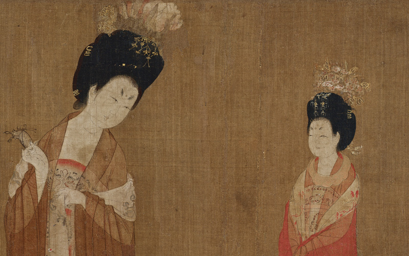 Unveiling Tang Dynasty Fashion Through Court Ladies Adorning Their Hair with Flowers